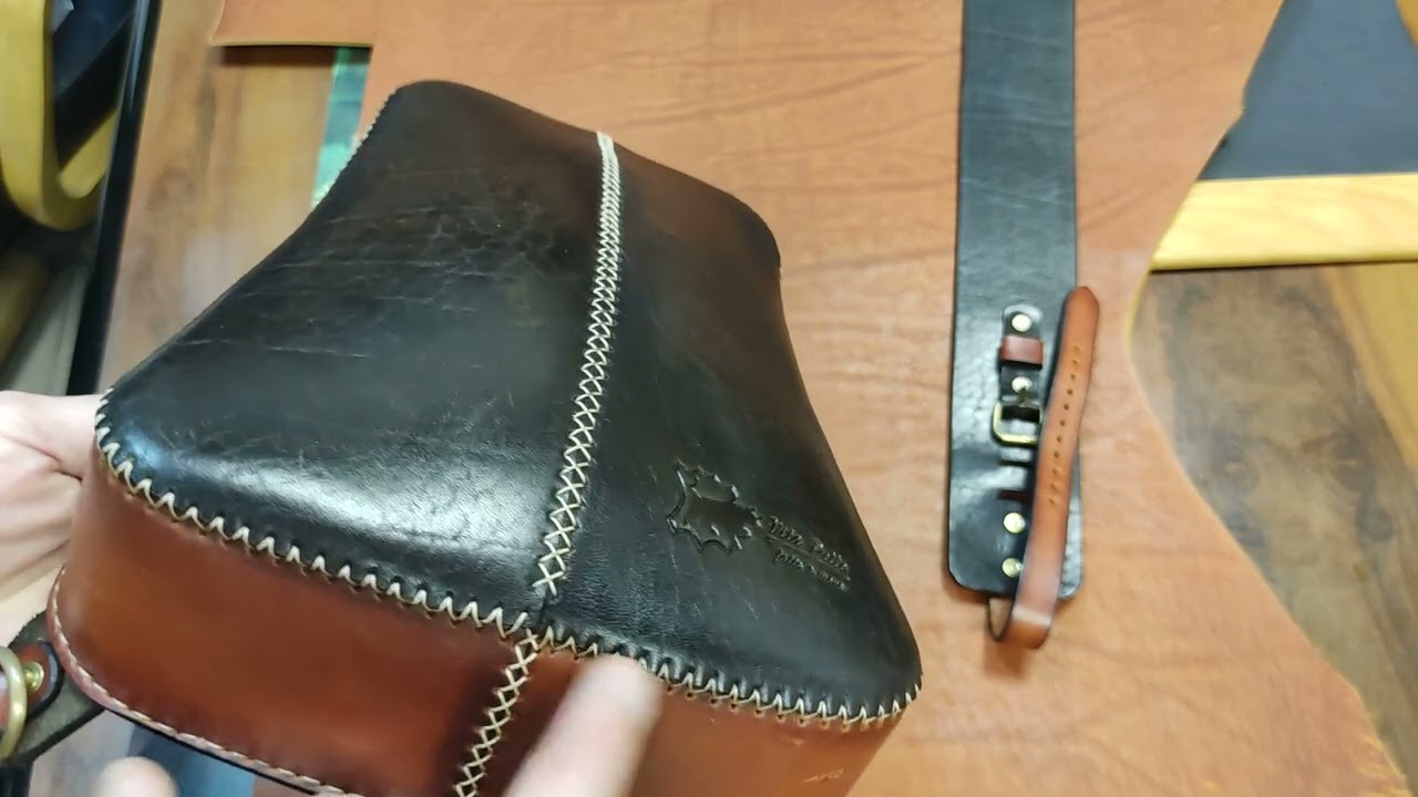 Работа с кожей/Слинг из толстой кожи