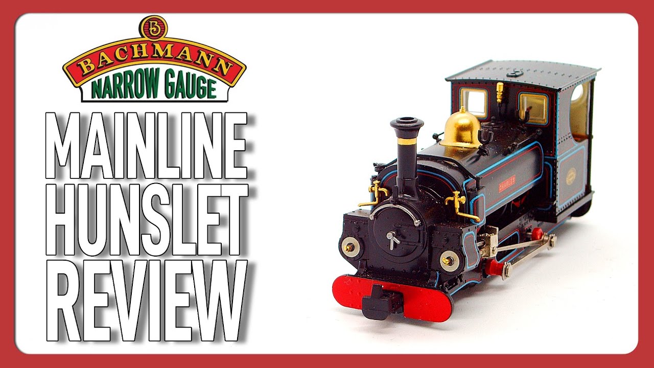 Bachmann 009 Mainline Hunslet REVIEW! - 'Charles' in Penrhyn Lined Black Livery