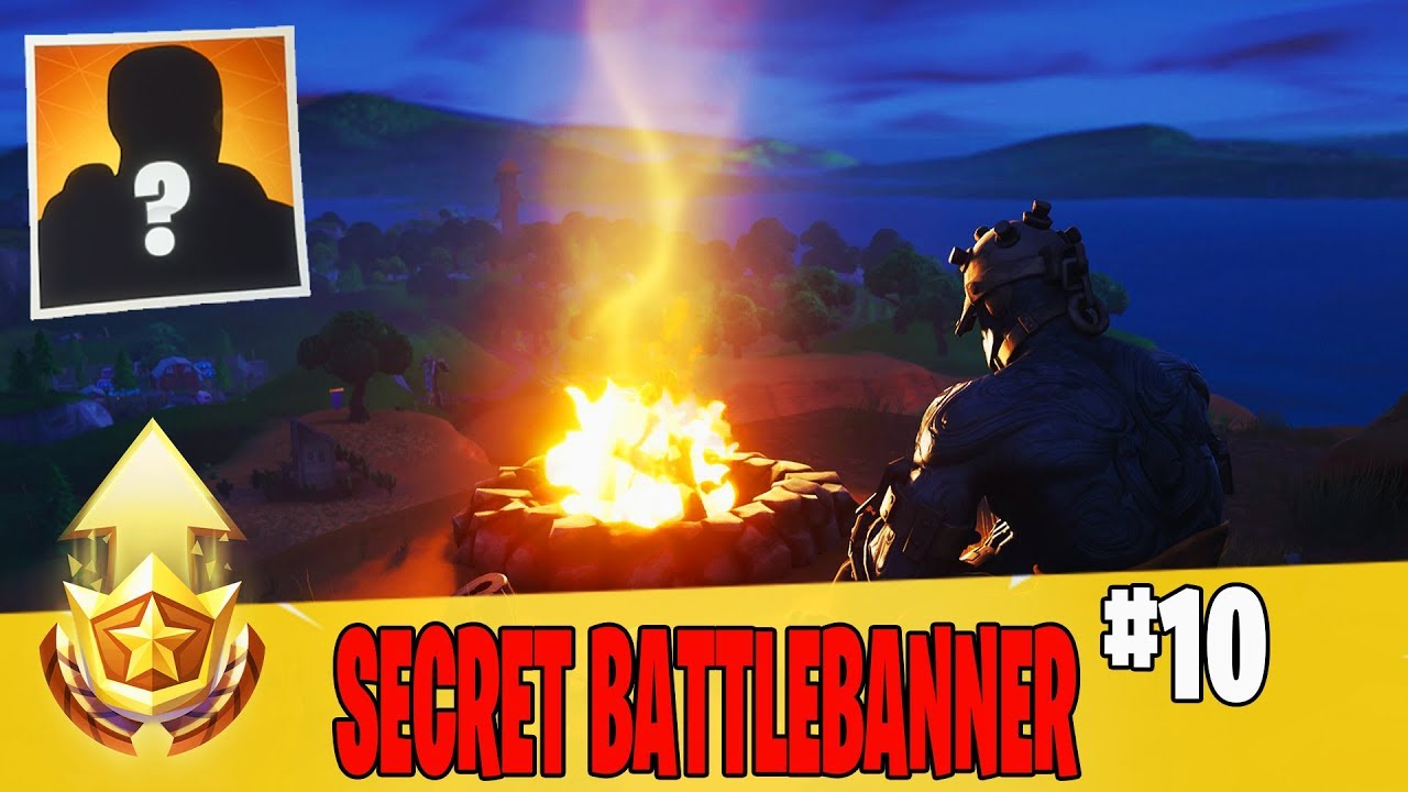 Secret Week 10 Battle Banner Location Guide in Fortnite // FREE Battle Pass Banner in Season 7