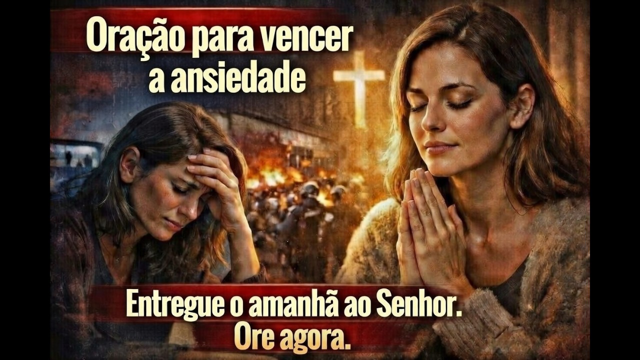 Se o seu coração está acelerado pensando no amanhã… essa oração é para você