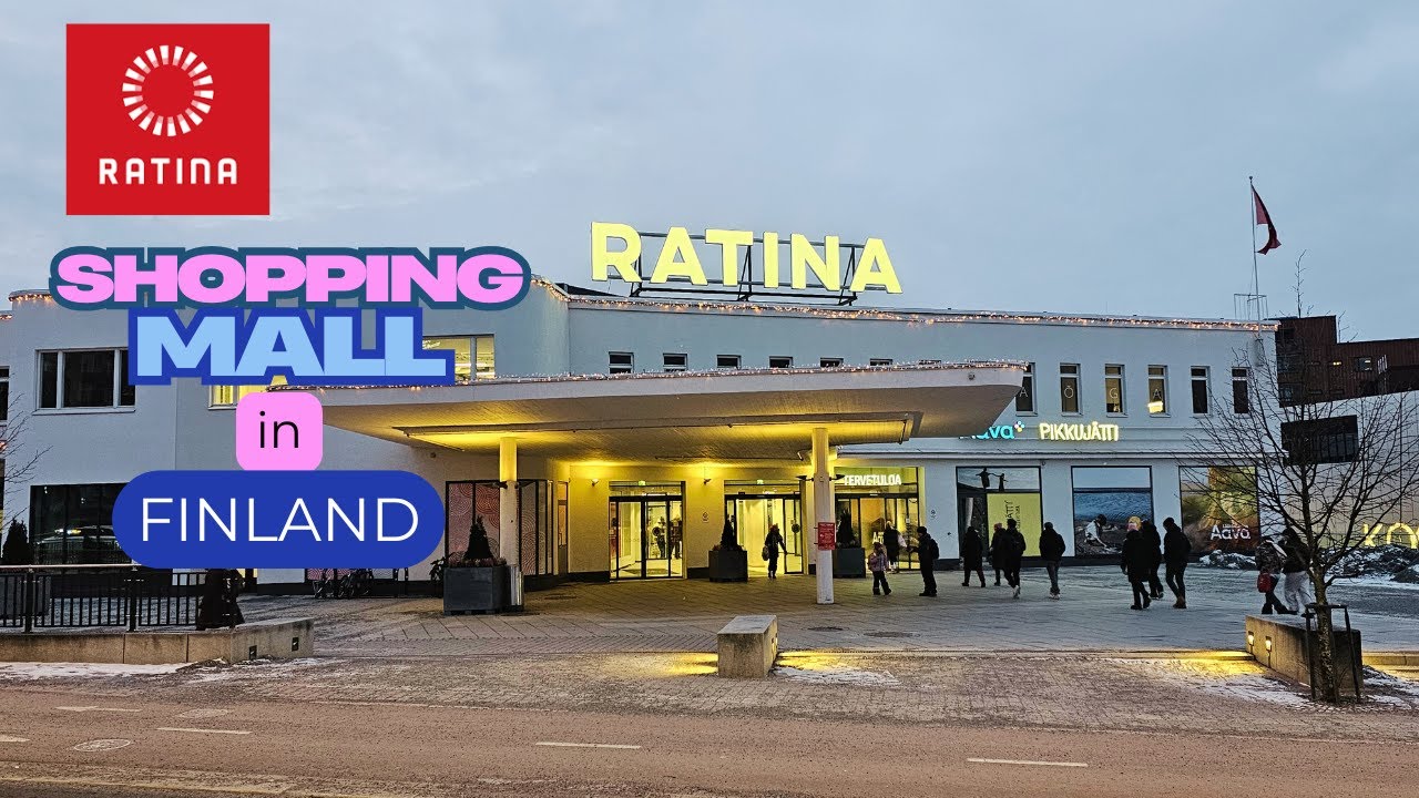 Shopping in Finland | Ratina Shopping Mall