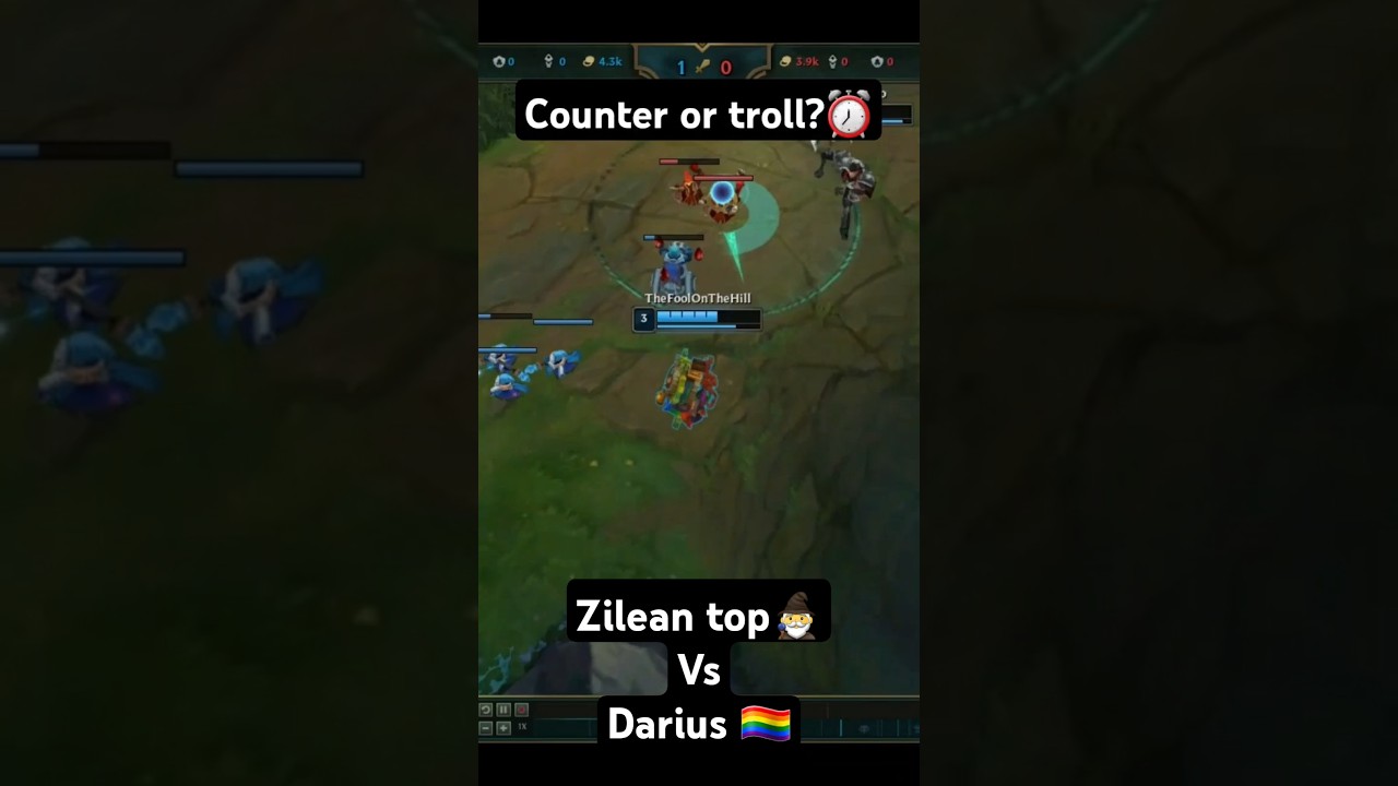Zilean vs Darius #leagueoflegends korea rank 1 zilean top