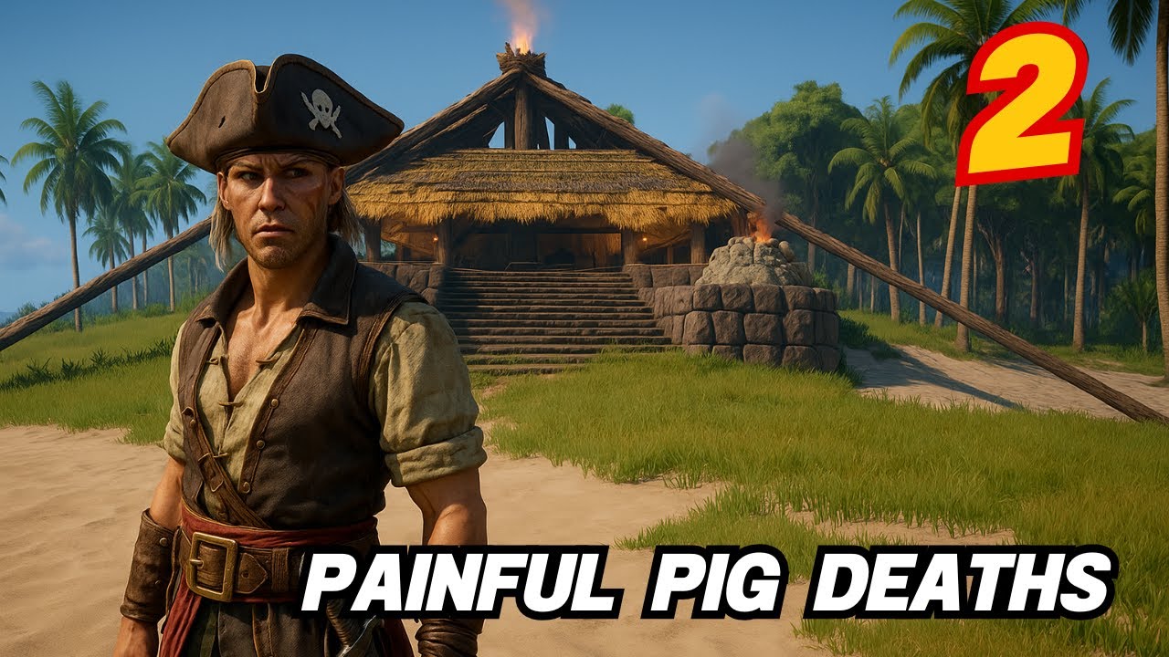Epic Pirate Base Build… Then Got Wrecked by Wild Boars | Part 2