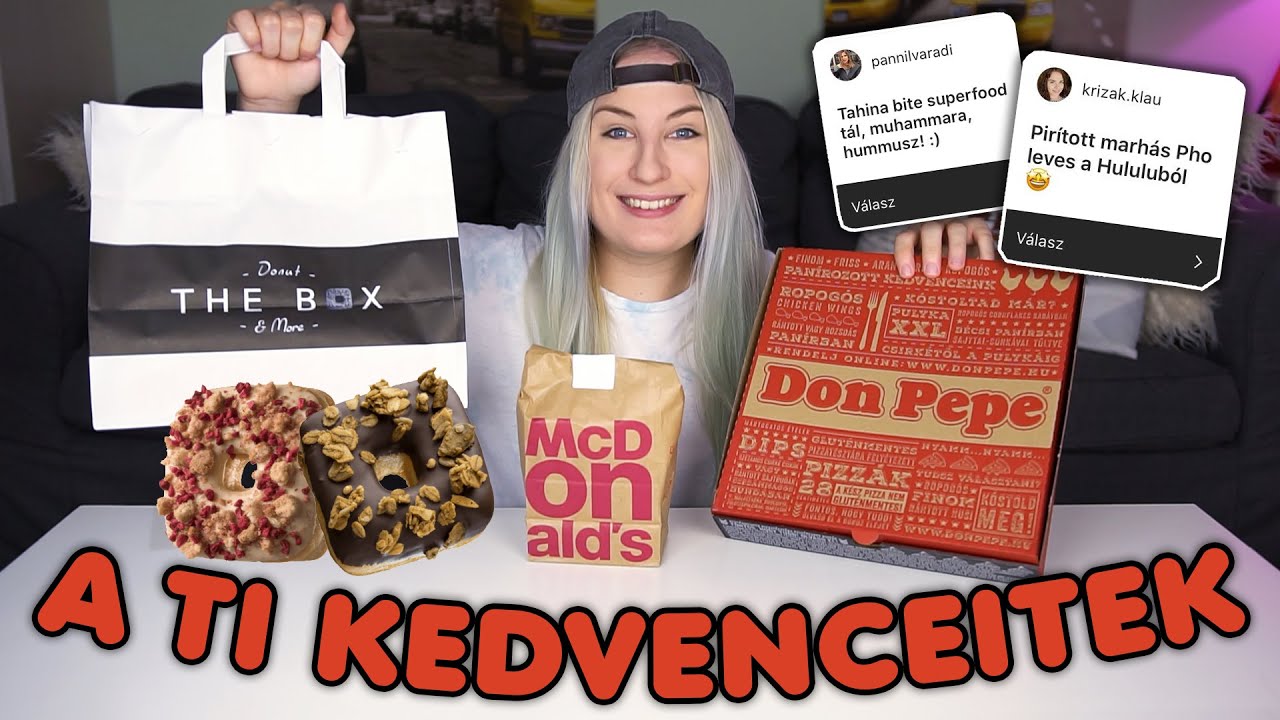 Megkóstoltam a kedvenceiteket! #2