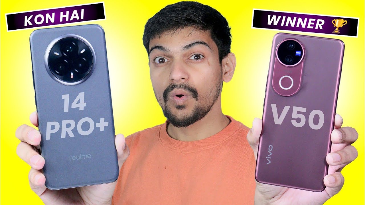 Realme 14 Pro Plus vs Vivo V50 - Comparison || Kon Hai Winner 🏆