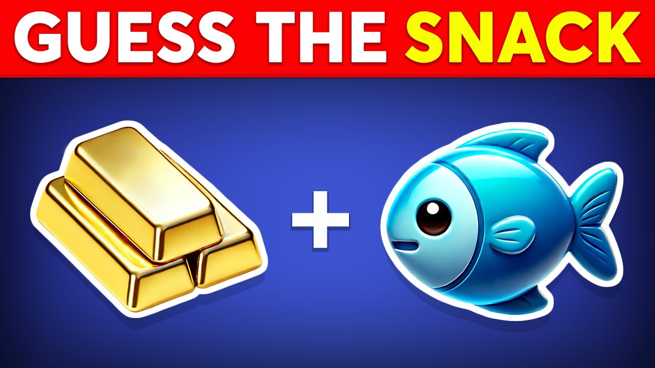 Guess the SNACK & JUNK FOOD by Emoji? 🍟🍔 Emoji Quiz Challenge 2025
