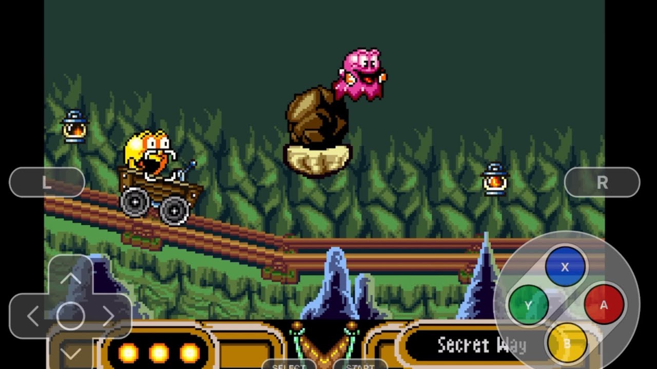 Pac-Man 2 the new adventures-secret mine cart route
