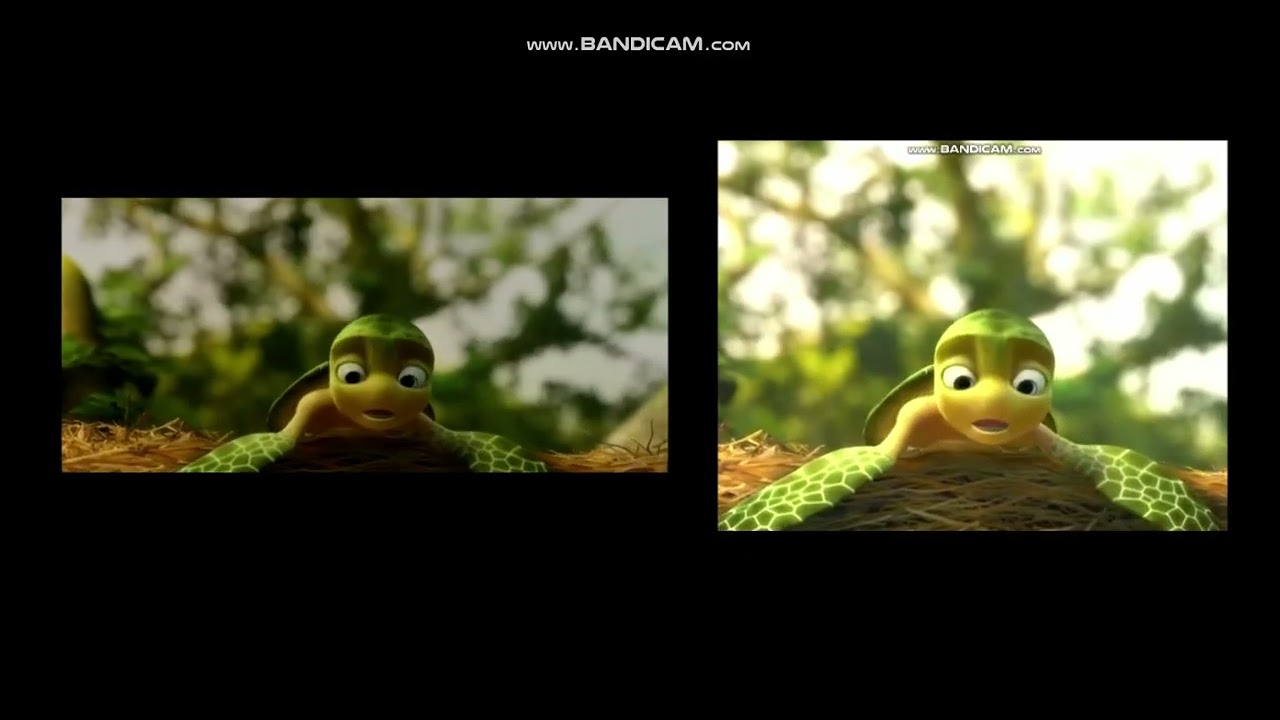 nWave Studios a turles tale Sammy Adventure Widescreen Vs Full screen (2010)