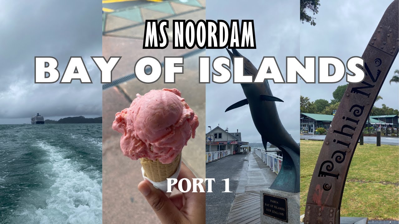 Port Day Vlog: Bay of Islands, New Zealand (catching the tender, walking around town, mini haul)