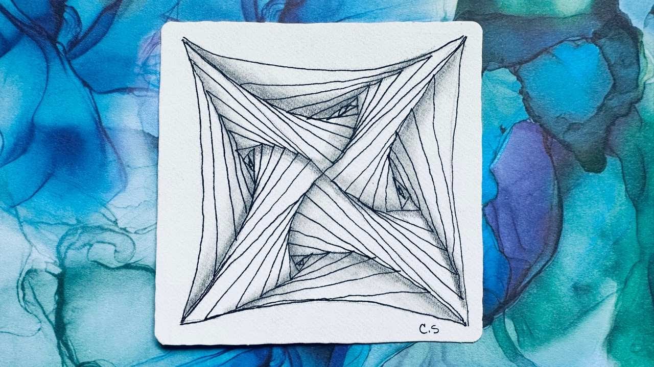 Zentangle Patterns for Kids | How to draw Paradox | Drawing Tutorial