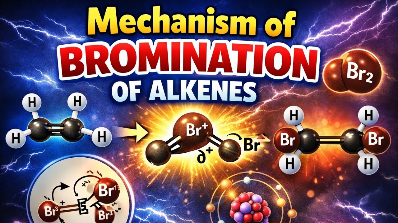 Механизм бромирования алкенов