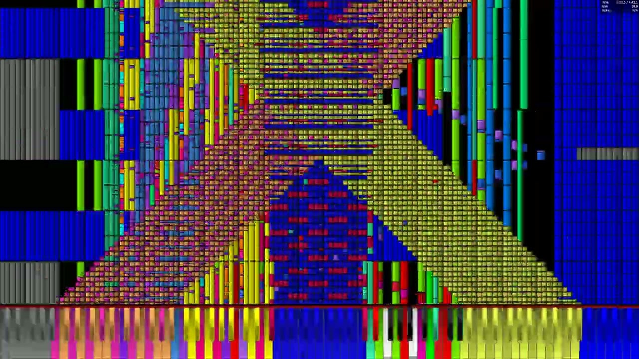 [Black MIDI] Po Pi Po | 24.259.959 Notes | Legit Run (i7-10750H)