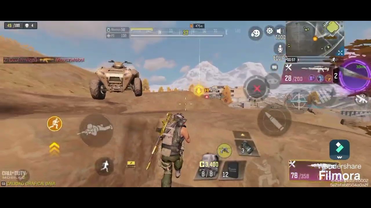 CODM parte 223, Solo vs equipos de 2, Como pega esa labaremix maxiada, brasuca con autotune, salame.