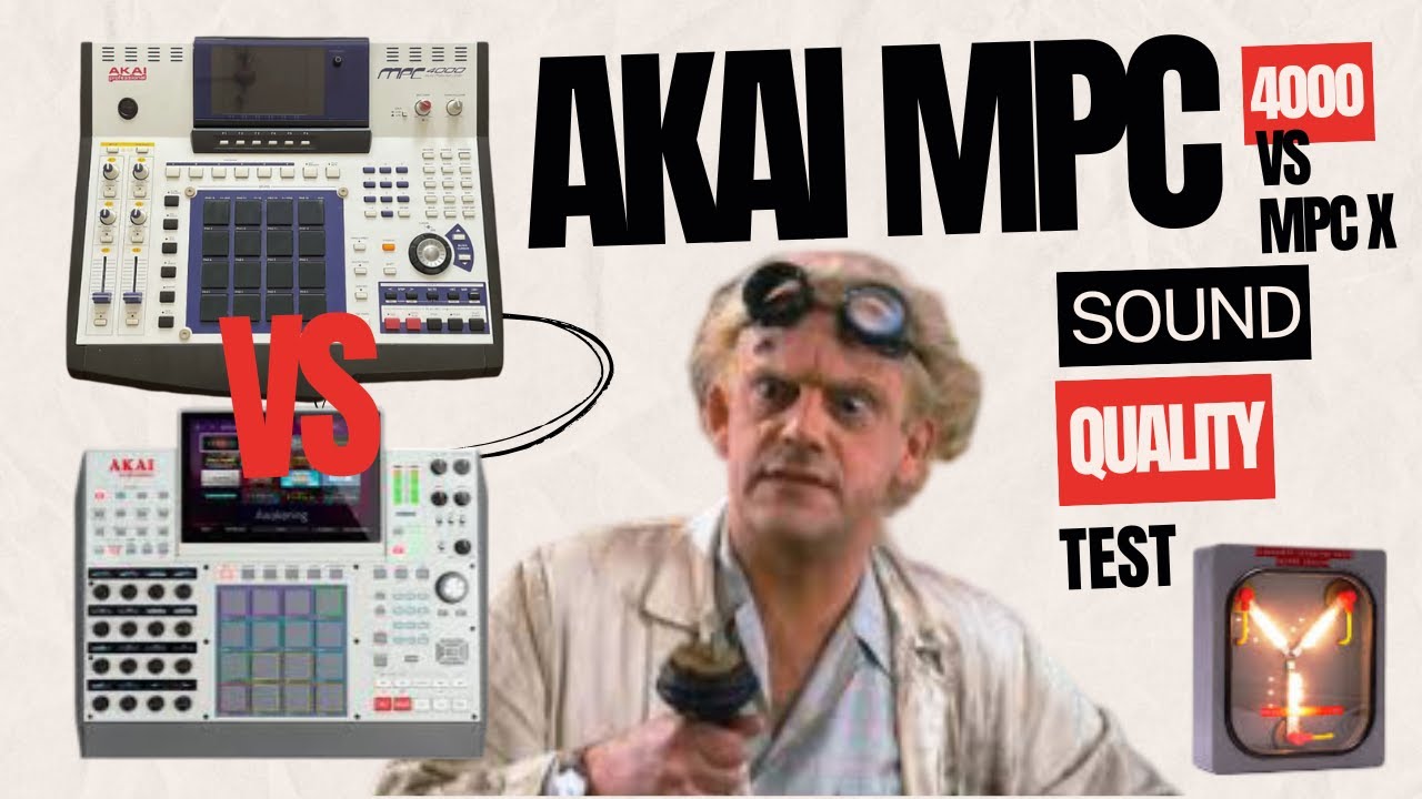 Akai MPC X SE VS Akai MPC 4000 Sound And Sample Quality Comparison !!