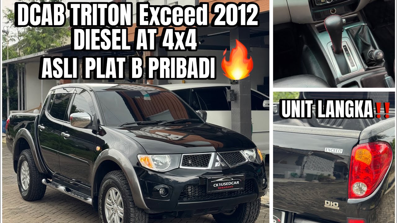 FS DCAB STRADA TRITON EXCEED DIESEL AT 4x4 2012 LANGKA‼️#mobilbekasberkualitas #stradatriton #dcabid