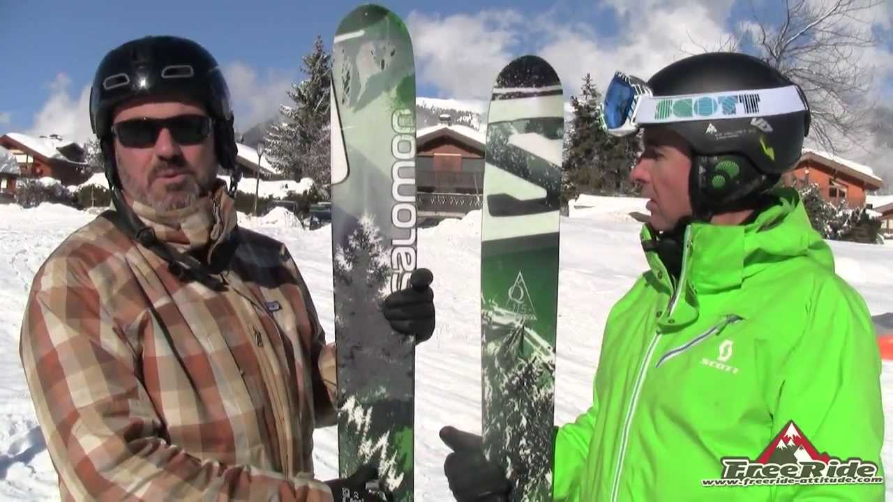 Test Ski Salomon Q-115 2014