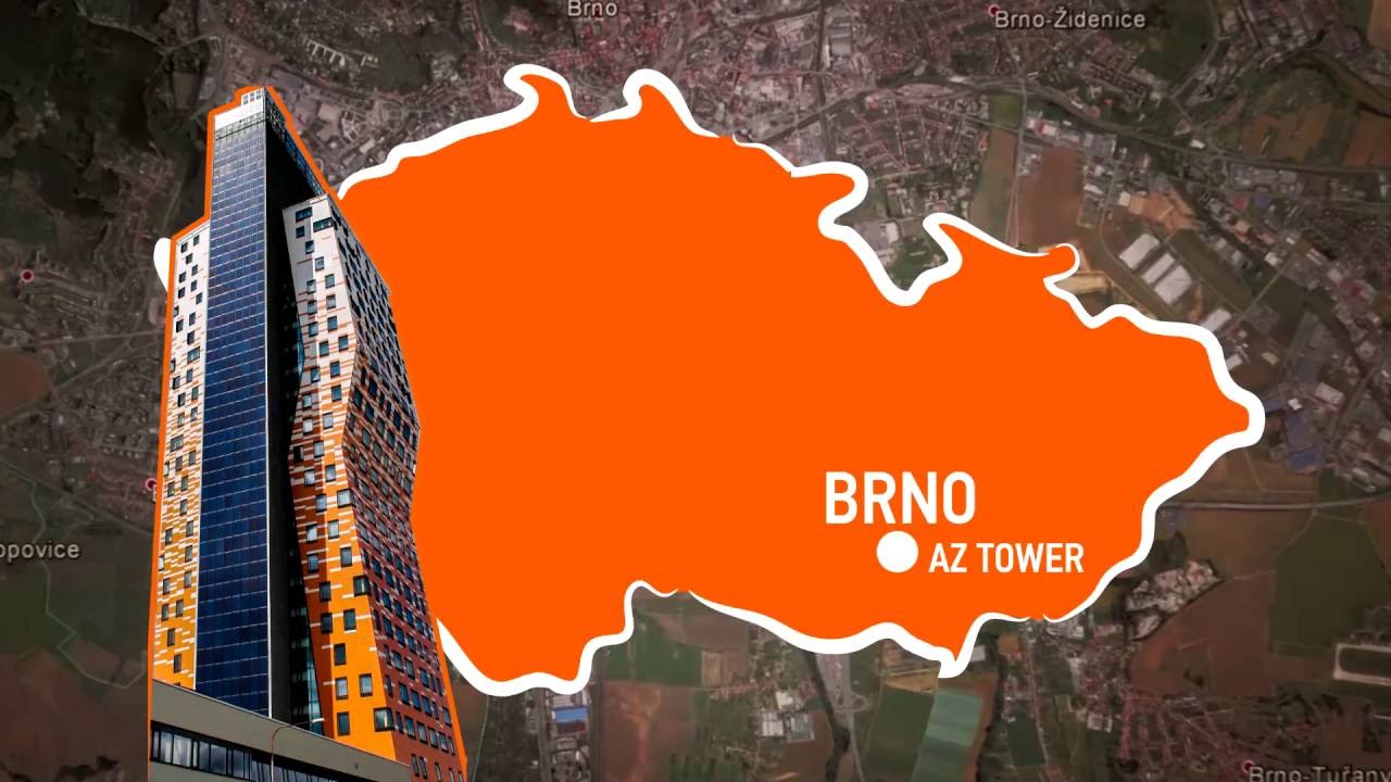 AZ Tower - nejvyšší budova v ČR