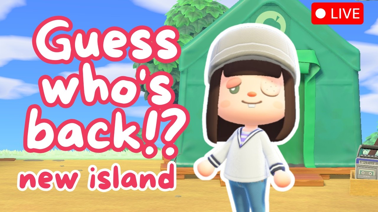 💙 First Stream Back! Let's start a NEW ISLAND!