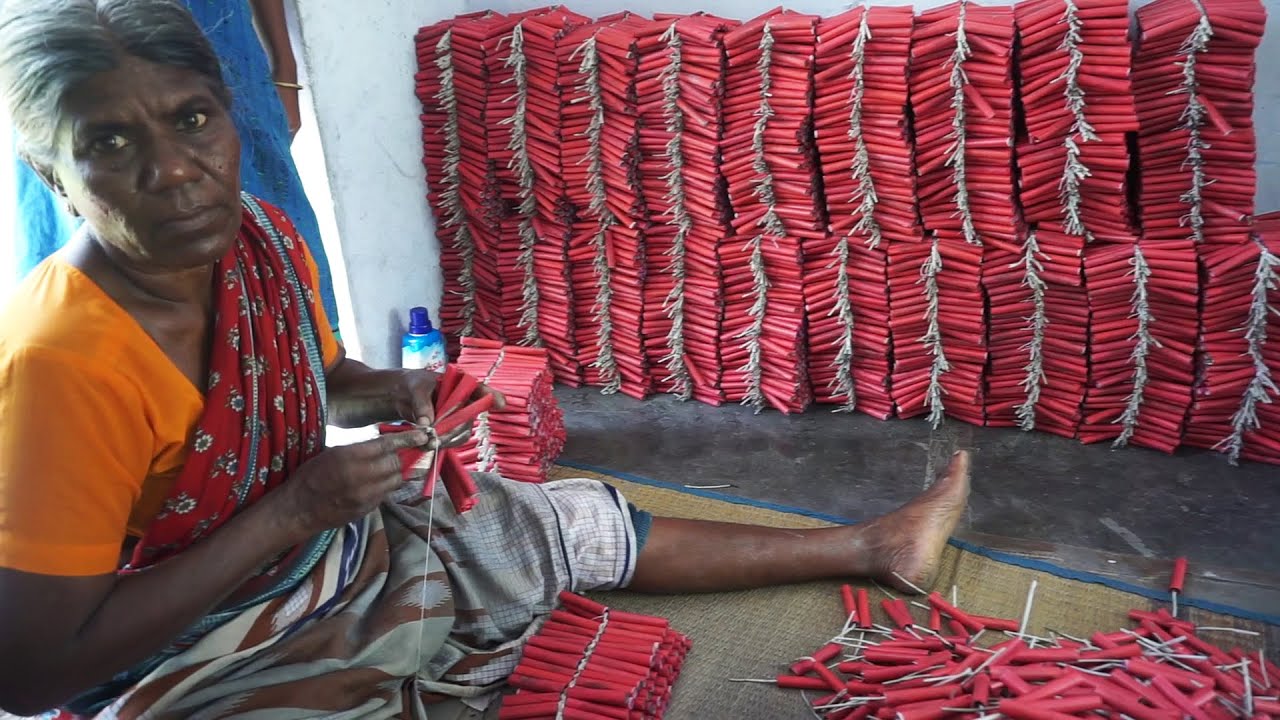1000 Wala Crackers making, Factory Tour | Diwali Celebration