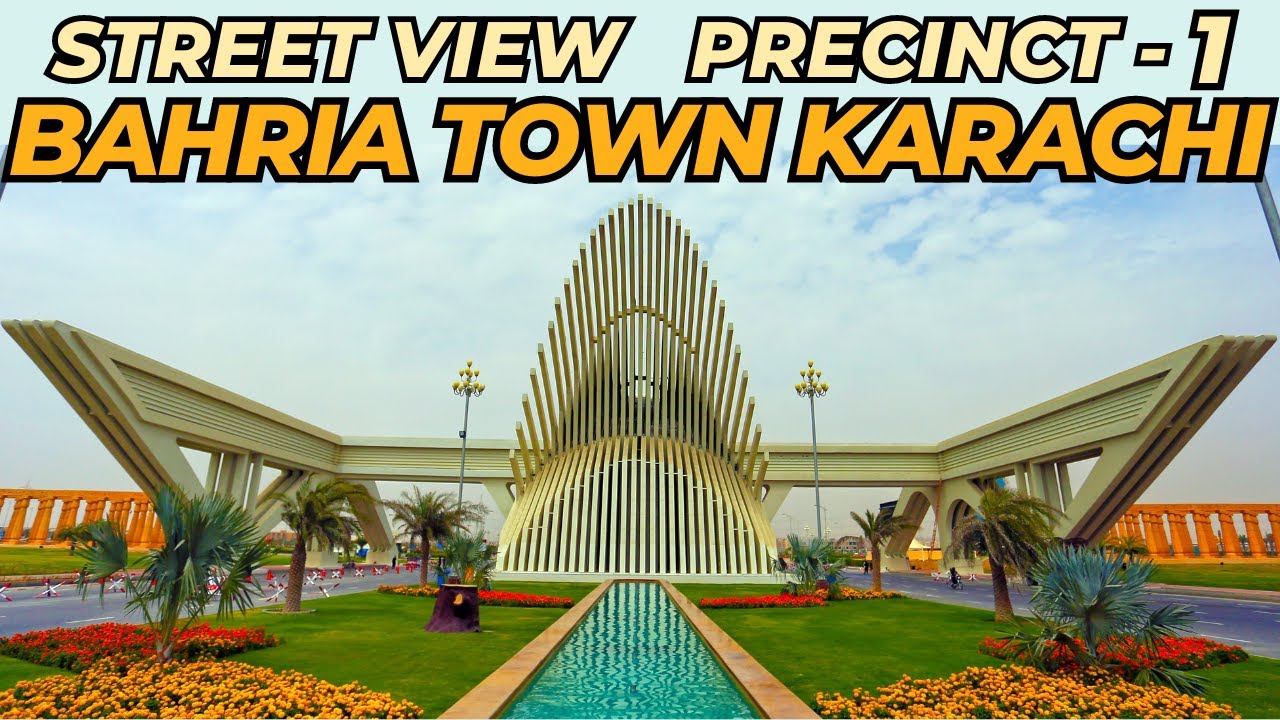 Street Tour Of Precinct 1 - 272 Yards Plots & Villas | Bahria Town Karachi | Bahria Property Nekwork