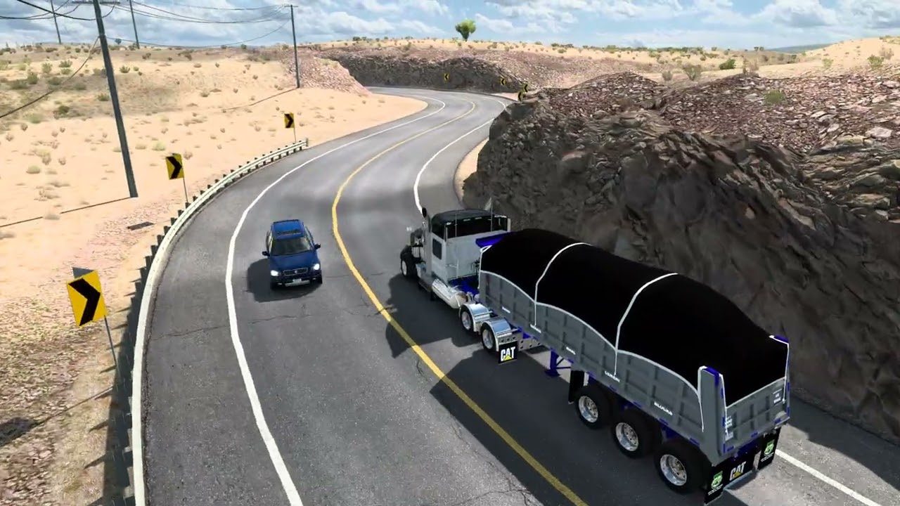 Custom International Lonestar - Caterpillar C15 6NZ - American Truck Simulator - ATS