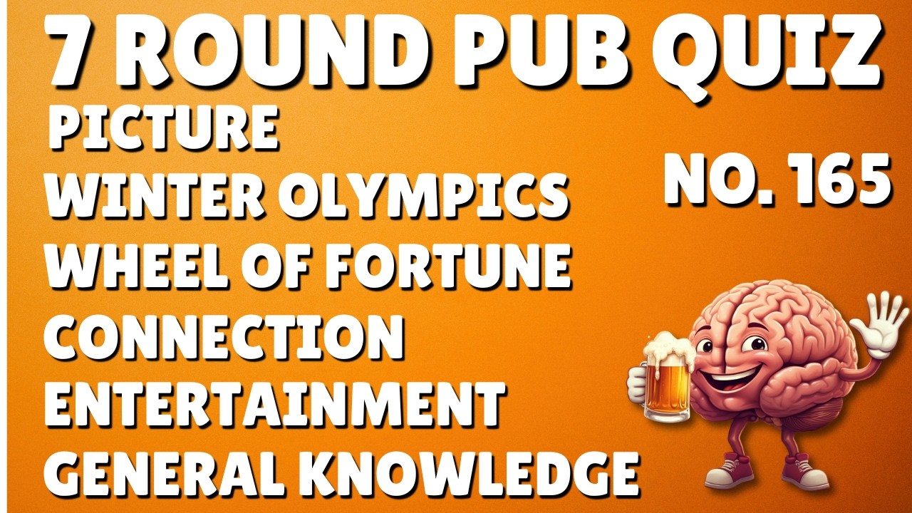 Pub Quiz: Picture Round, Winter Olympics, Wheel of Fortune, Connection, Entertainment & GK No165