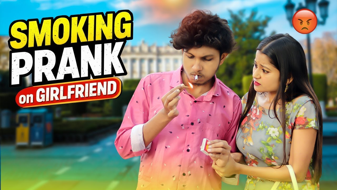 Smoking Prank On Rim 🚬🤣 | Prank Gone Wtong 😱 | Finally Girlfriend Mil gaya | @theprankfactory20