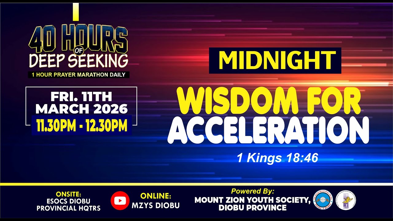40 HOURS OF DEEP SEEKING || WISDOM FOR EXPLOITS || MIDNIGHT CRY 2