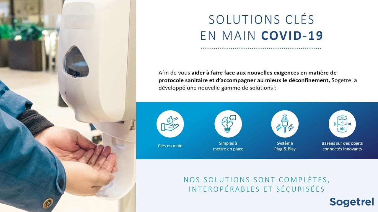 Sogetrel : Nos solutions cl&eacute;s en main COVID-19