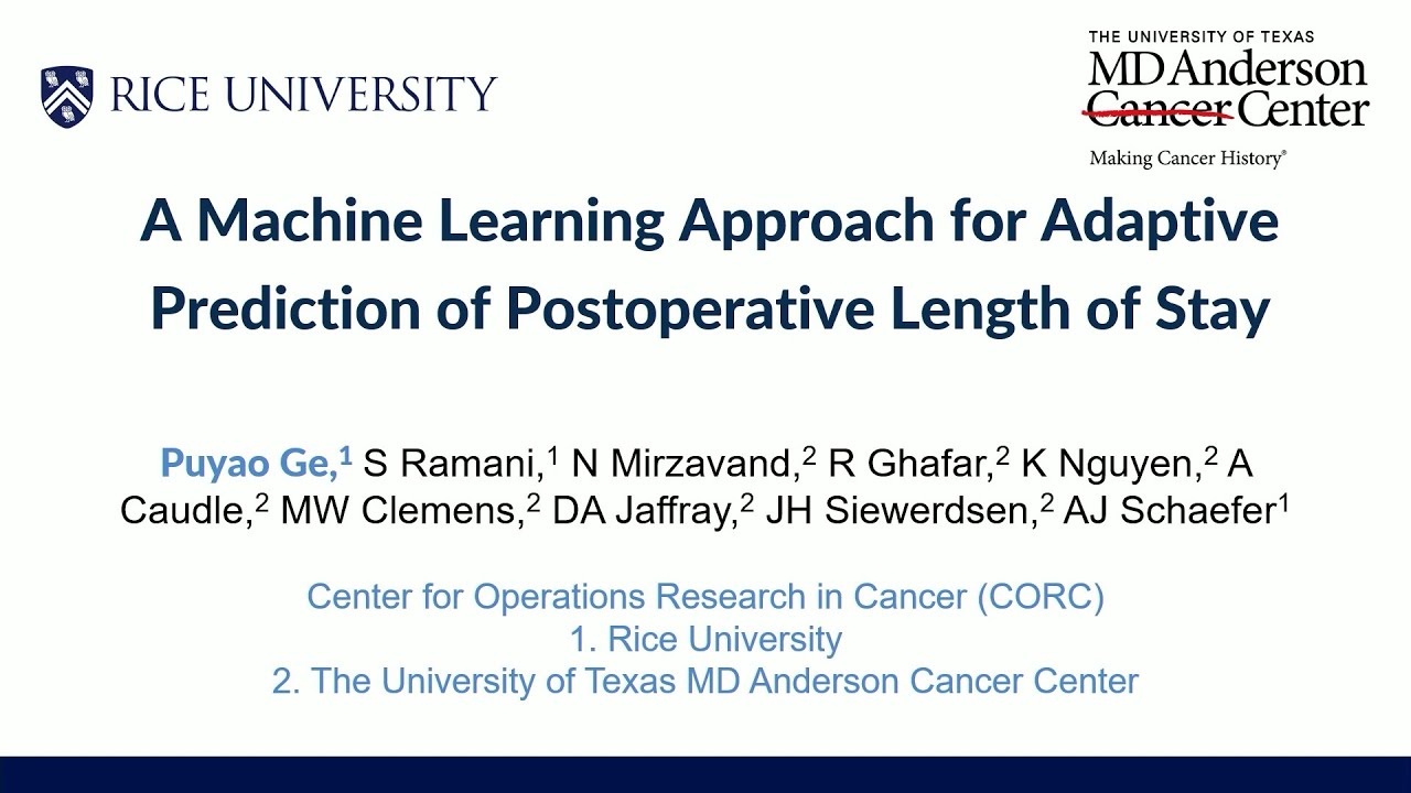 Puyao Ge - A Machine Learning Approach for Adaptive Prediction of Postoperative Length of Stay