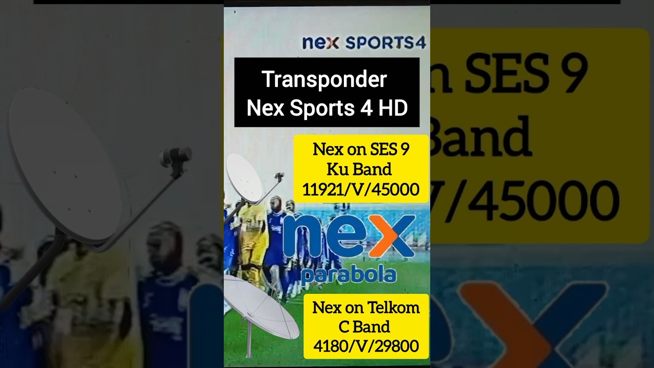 Nex Sports 4 Nex Parabola ku Band & C Band #shorts
