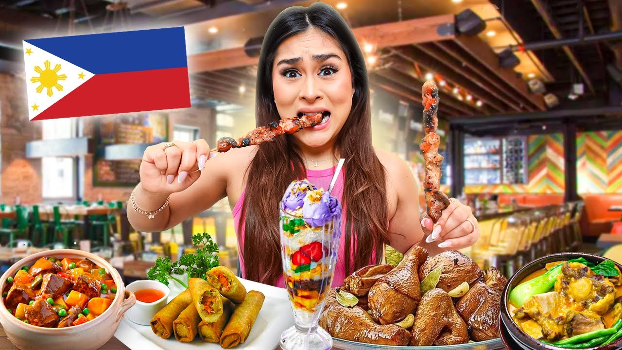 Trying FILIPINO FOOD for the FIRST TIME!
