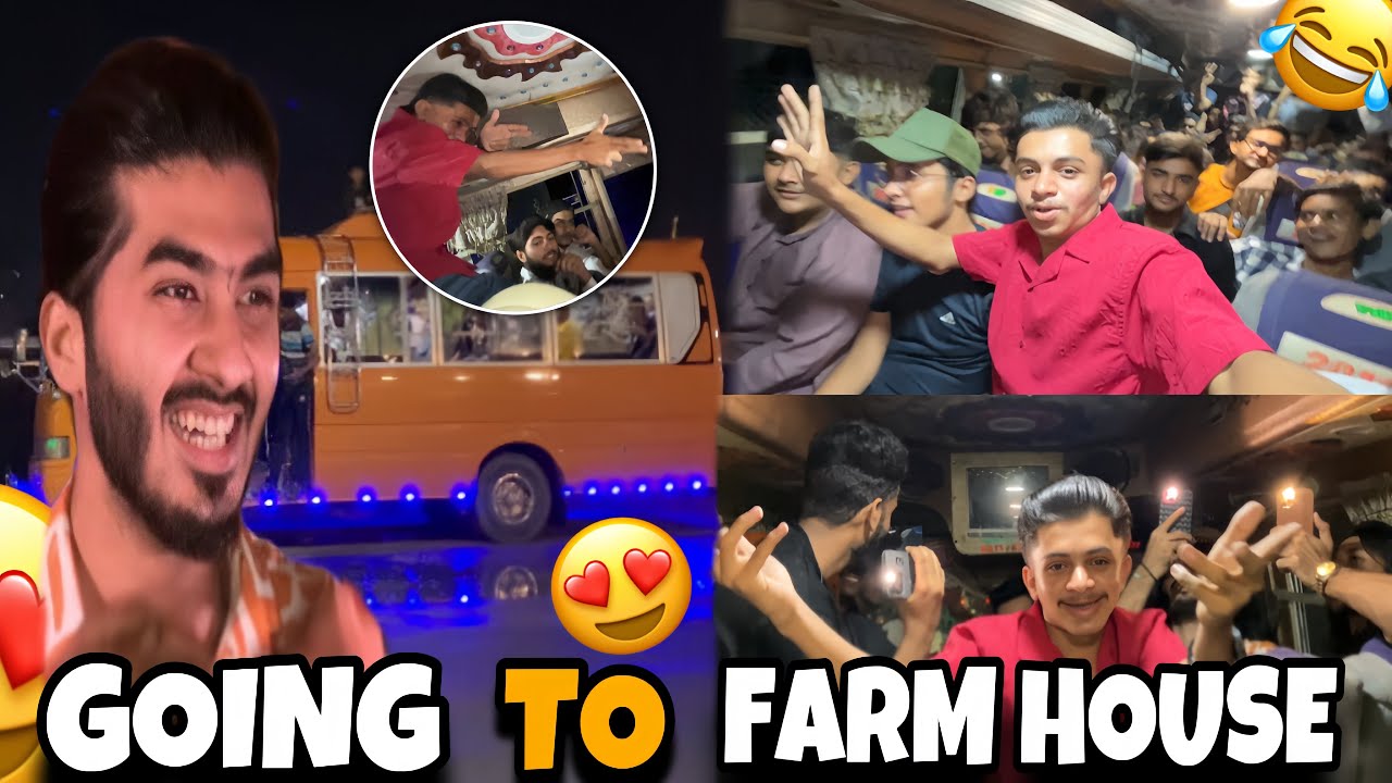 Going To Farm House 😍 Bus Mein Entertaining Dance Kiya 😂 Picnic With Friends 😍 Muzamil Chemo Vlogs