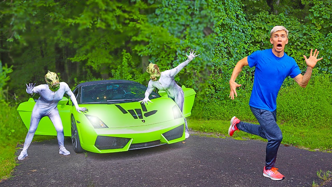 Twin Pond Monsters Caught with Stolen Sharerghini Lamborghini!!