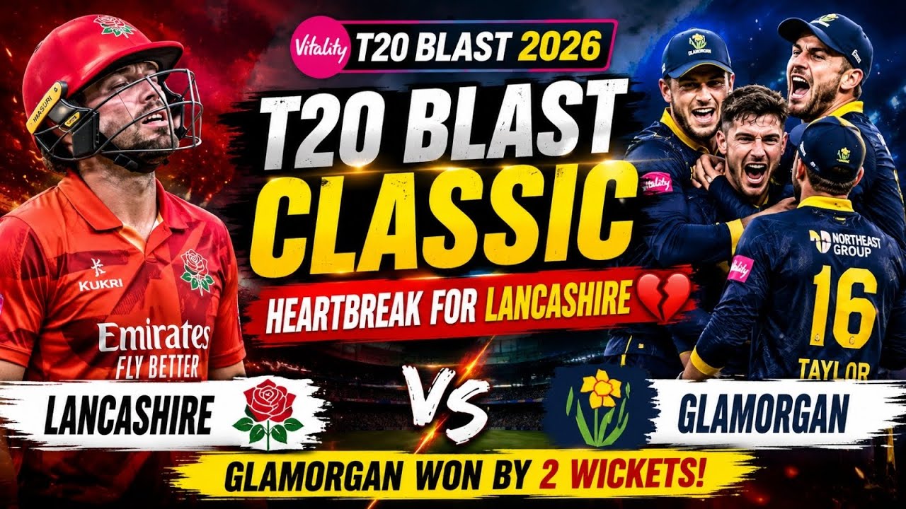 LAST OVER THRILLER! Lancashire vs Glamorgan Highlights 2026 | Glamorgan WON by 2 Wickets 🔥