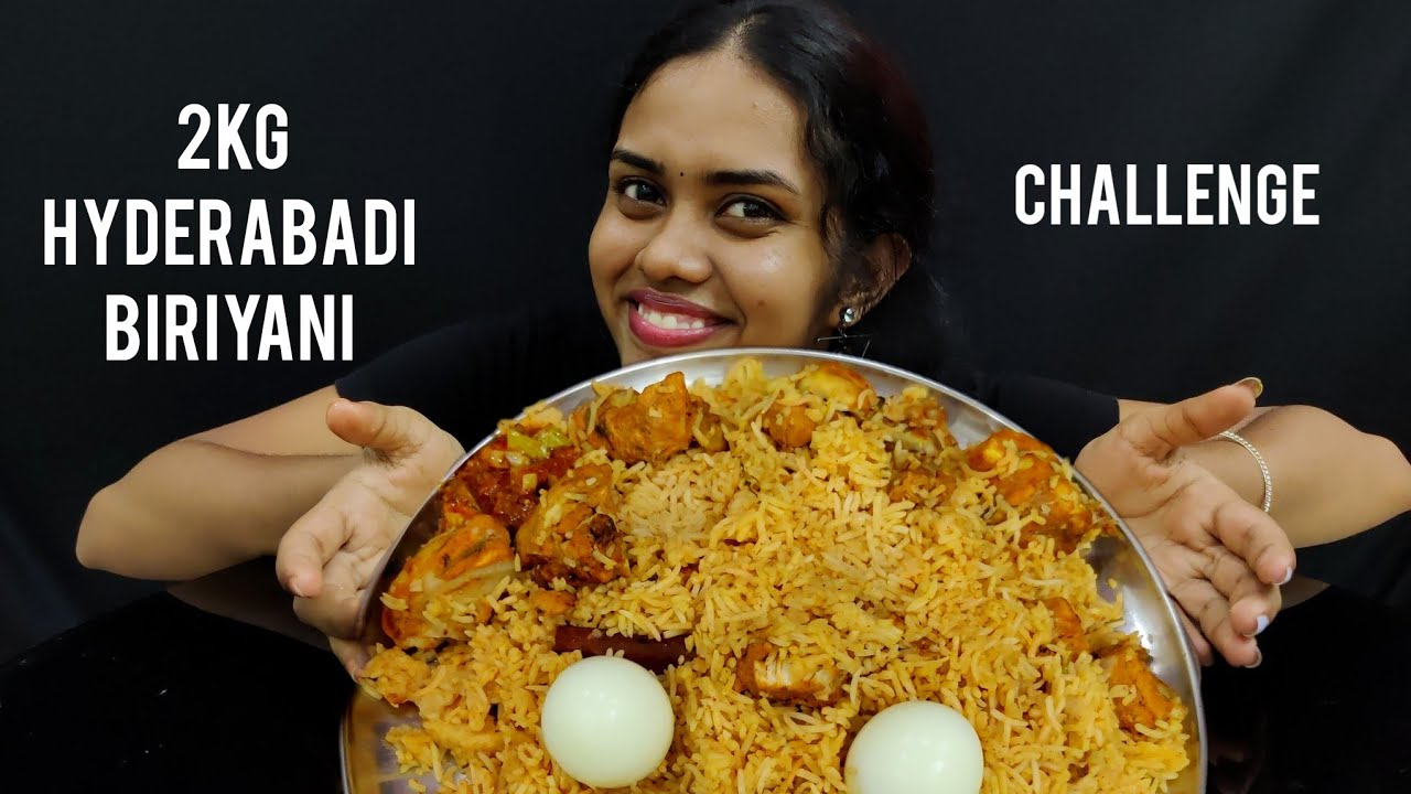 Hyderabadi Biriyani 💥🐔 Eating Challenge ASMR 🥵🤤 MALAYALAM ASMR EATING KERALA MUKBANG