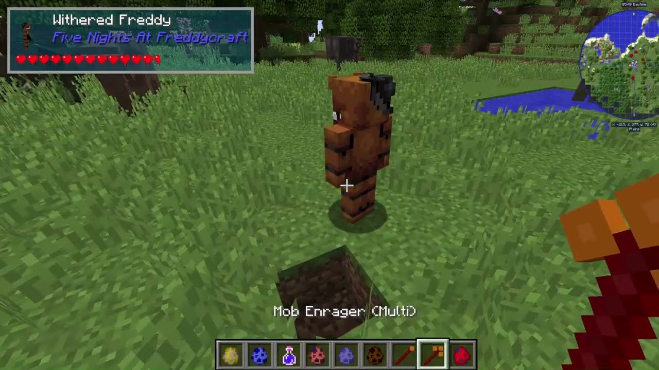 Minecraft Animal Battles - Freddy Fazbear vs. A Bunch of Goats (PLEASE READ DESCRIPTION)