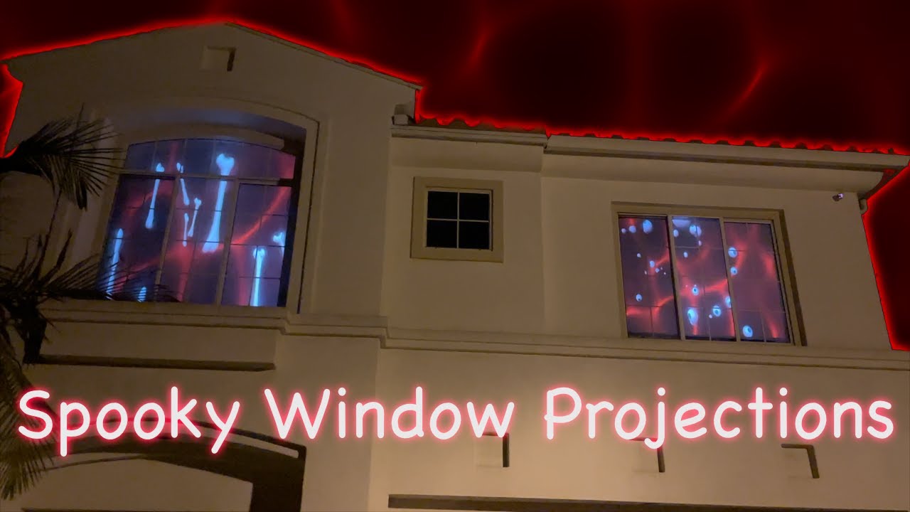 Halloween Projection Mapping - Spooky Window Projections