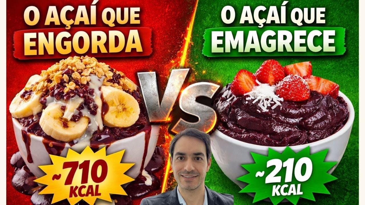 AÇAÍ ENGORDA OU É SAUDÁVEL? QUAL ESCOLHER? 
