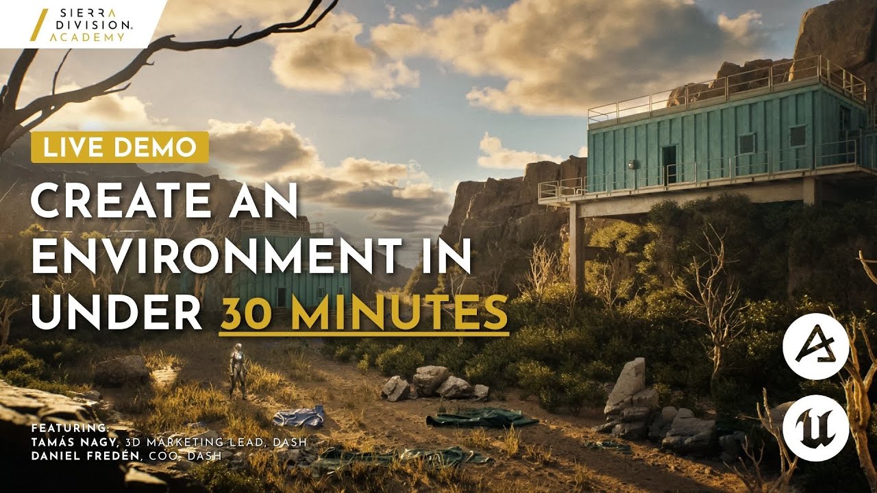 Create a 3D Environment in UNDER 30MIN with Dash | LIVE Demo