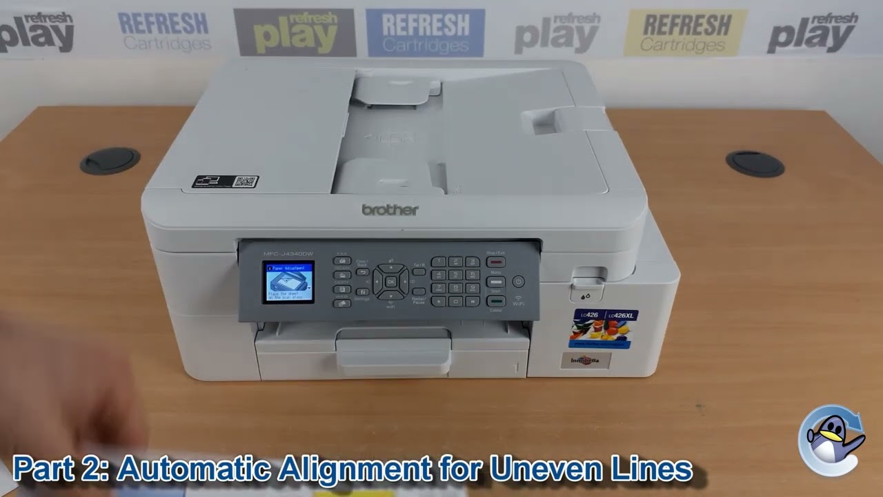 Brother MFC-J4340DW: How to Improve Print Quality (White Lines & Alignment)