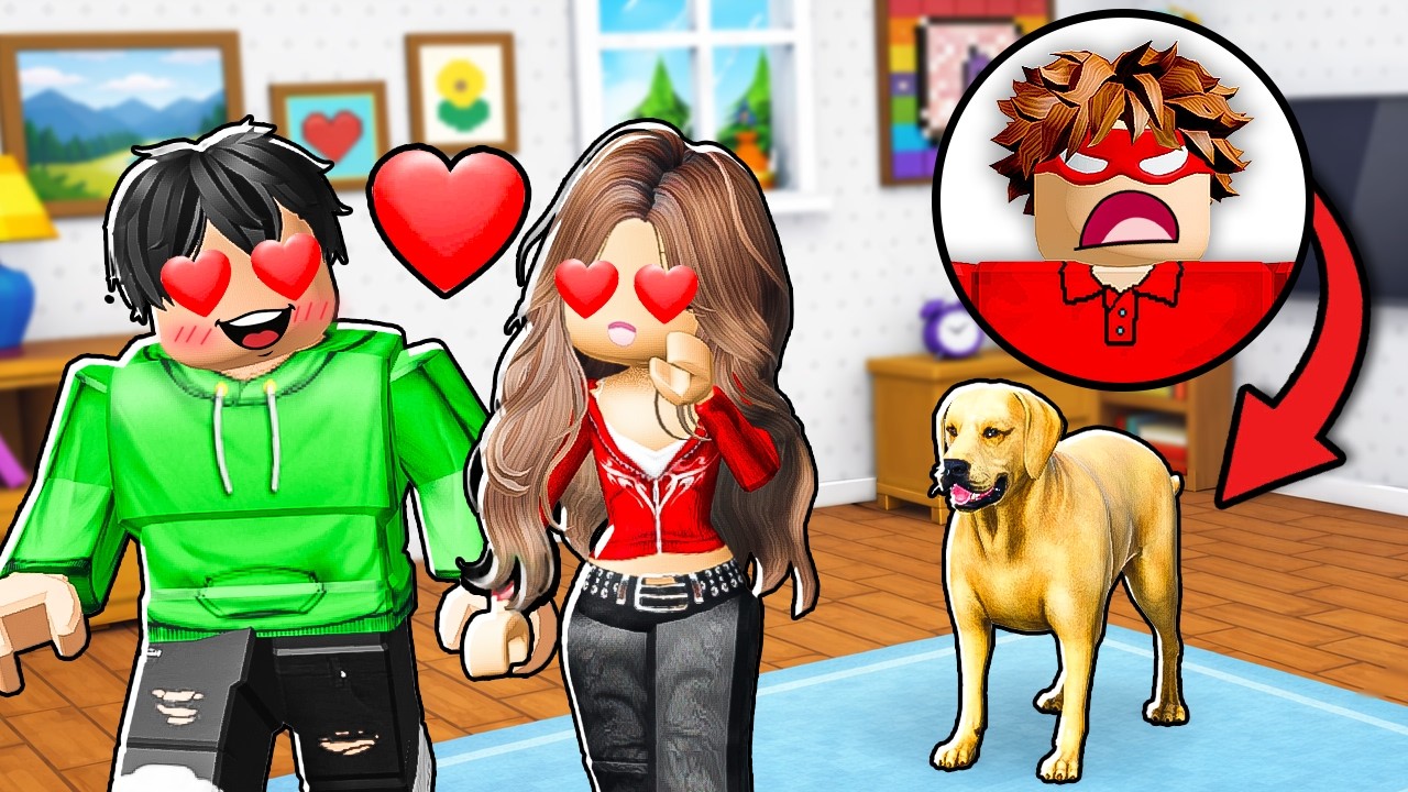 Pretending to be A PET to SPY On My Sister In Roblox!