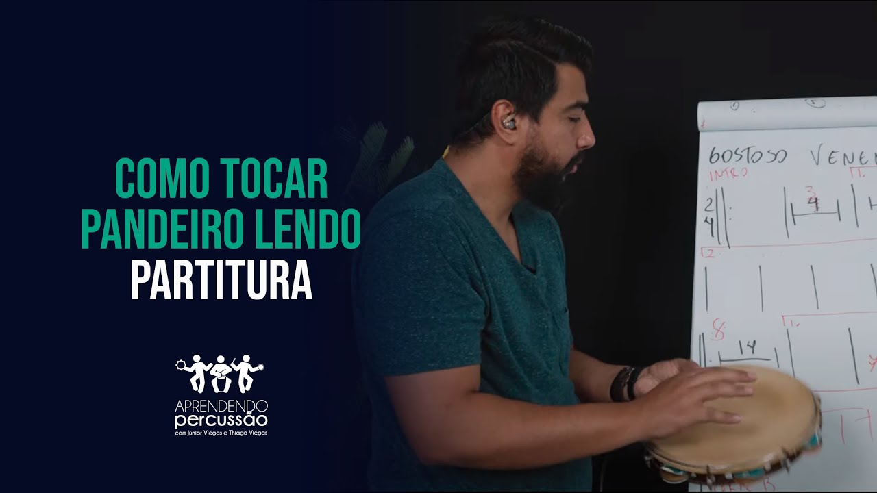 Como tocar pandeiro lendo partitura