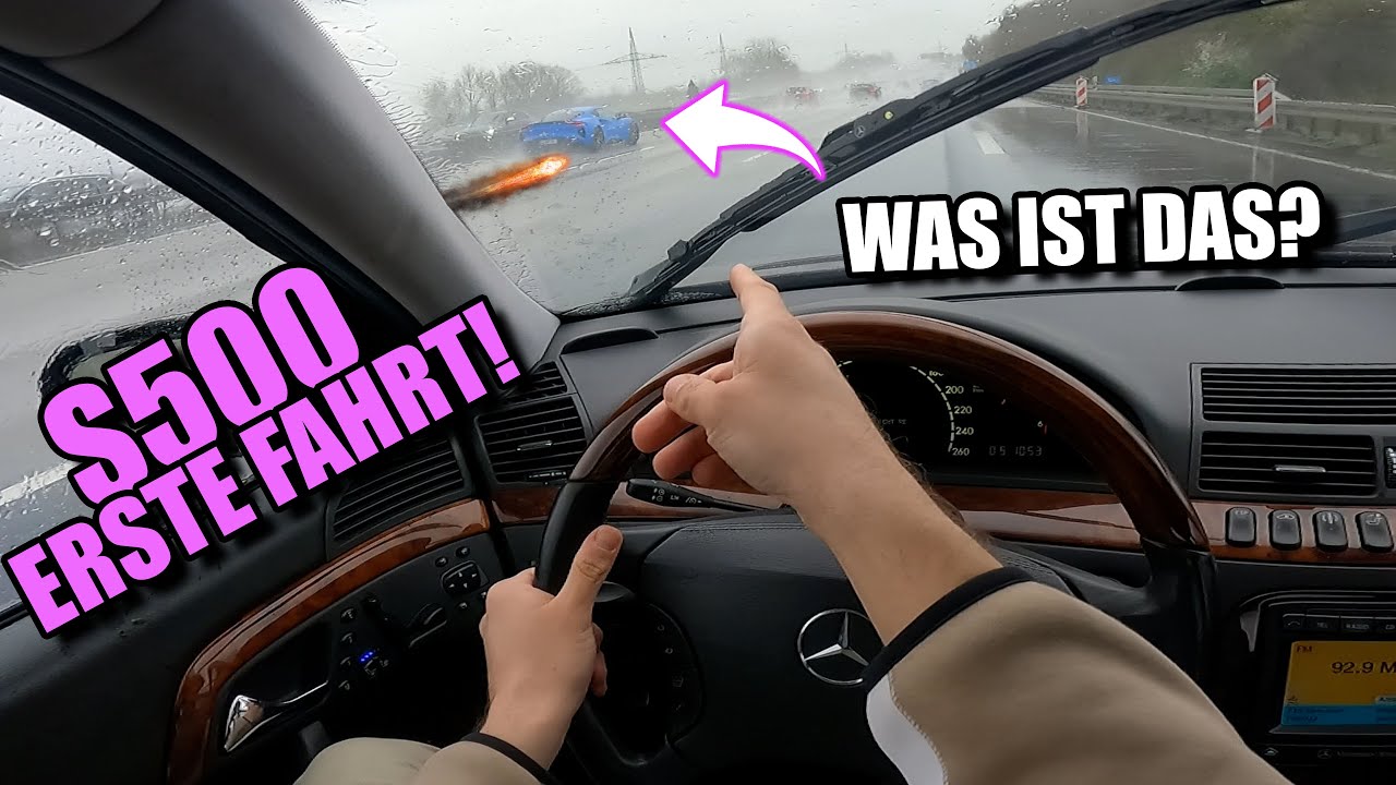 Der S500 sichtet komisches Auto...