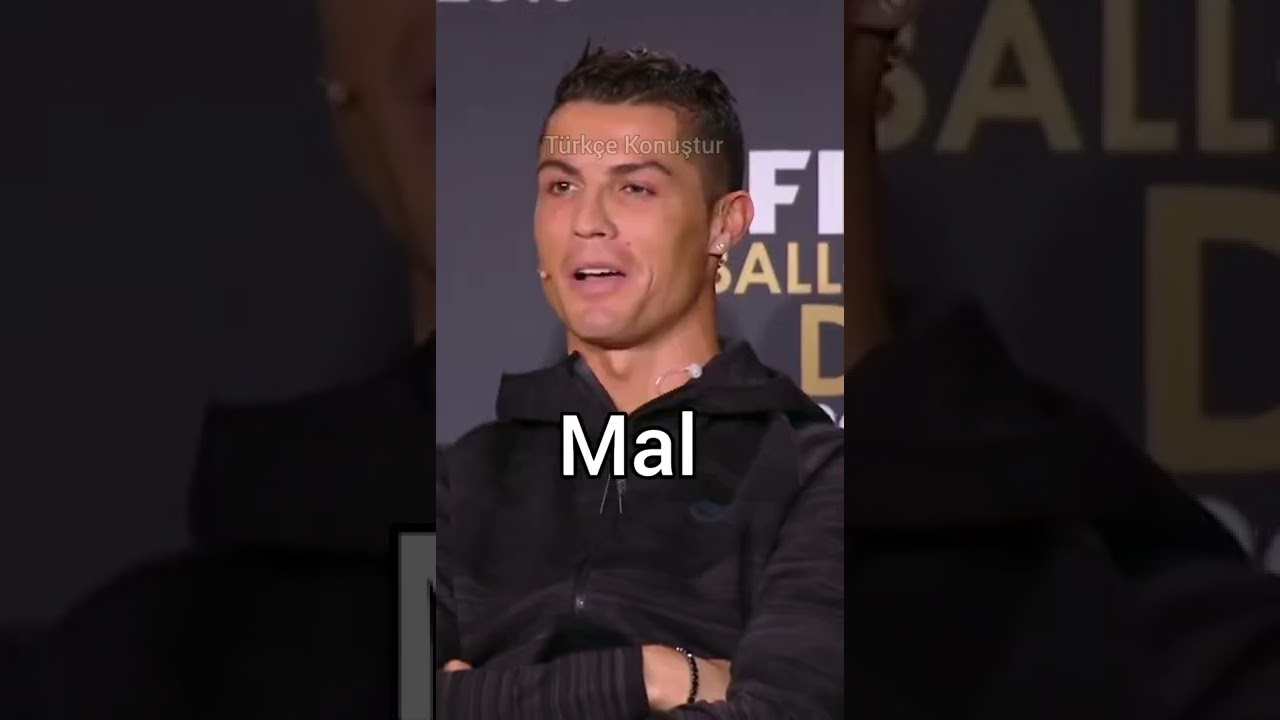 Ronaldo Messi'ye T&uuml;rk&ccedil;e Şaka Yapıyor (Komik Montaj)