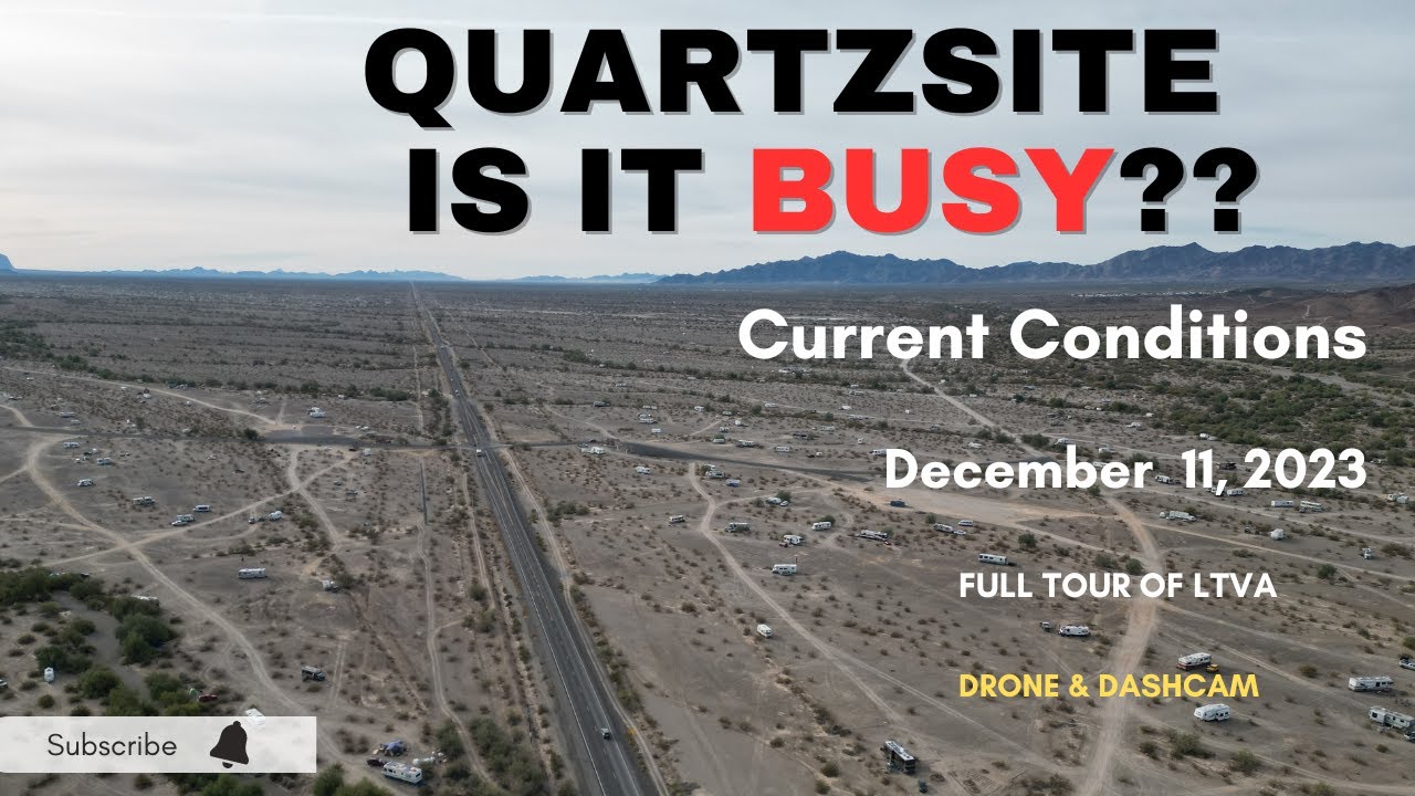 Quartzsite, не слишком ли многолюдно? Текущая ситуация на 11 декабря 2023 г. ПОЛНЫЙ ТУР ПО LTVA с...
