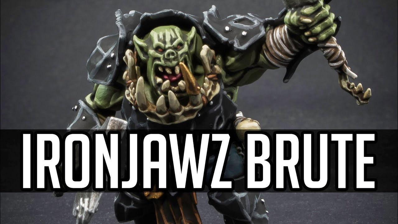 How to paint Orruk Ironjawz Brutes