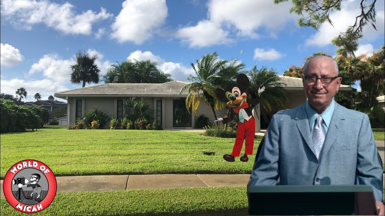 Roy O. Disney's Florida Home! Disney-Florida History during Walt Disney World Construction!