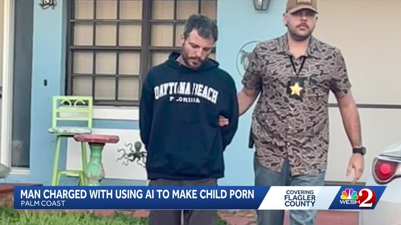 Palm Coast man arrested, accused of using AI to create child sexual abuse images