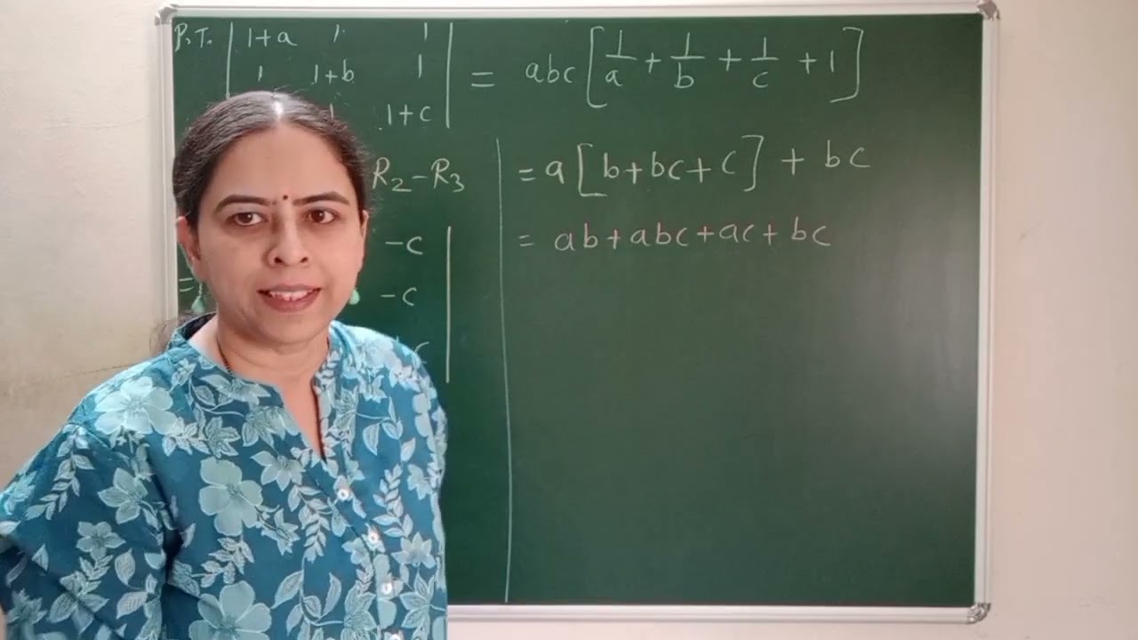 Determinants examples #maths #matrix #determinants #algebra #11math 